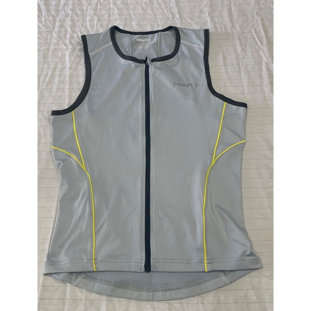 CRAFT L1 VENTILATION CYCLING FULL ZIP WOMENS ATHLETIC SHIRT SIZE M